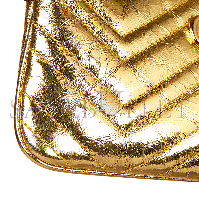 GUCCI GG MARMONT POCHETTE WITH CHAIN 824950 (22*12*2cm)